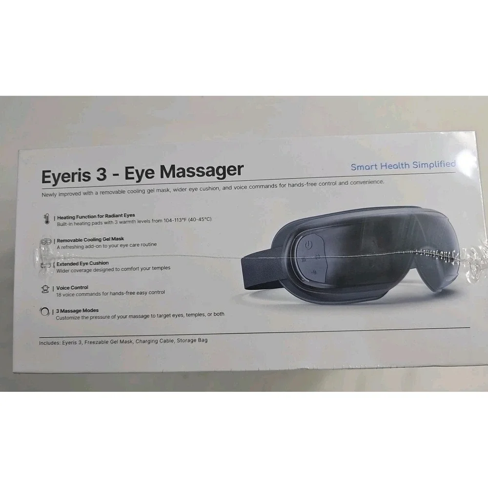 RENPHO Eyeris 3 Eye Massager with‎ Heat & Cooling - New Sealed Box